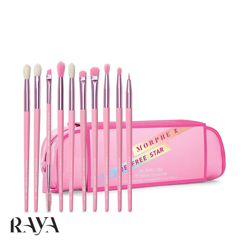 ست براش چشم 10 عددی مورفی و جفری استار Morphe x Jefree Star Eye Brush Set 